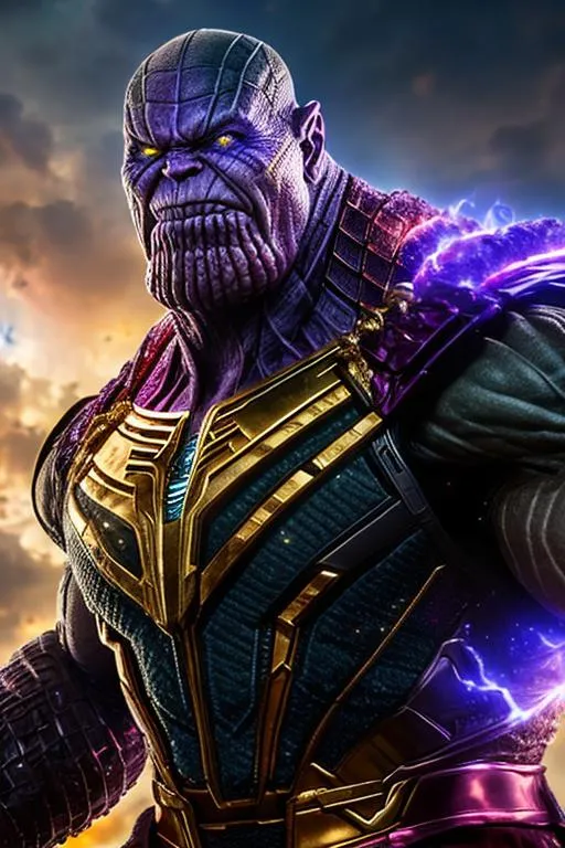 Prompt: High-resolution hyperrealistic photo of {{annihilus ahmyor}} merged with [[thanos]], photorealistic, highly detailed, uhd, hdr, 64k
