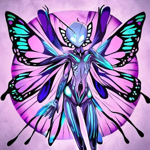 butterfly alien, humanoid | OpenArt