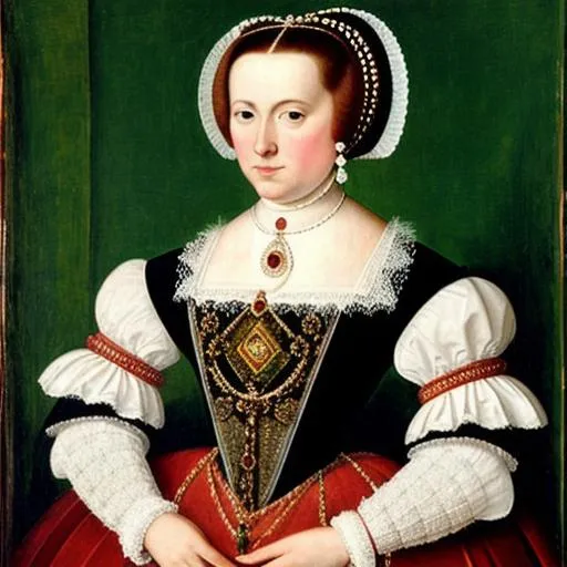 Prompt: portrait of a 16th-century noblewoman