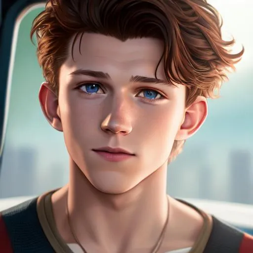 Prompt: Tom Holland, high picture quality, 8k, high detailed, perfect, art