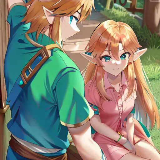 Link and Zelda | OpenArt