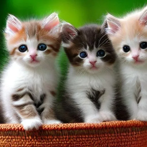 Prompt: beautiful cute kittens 
