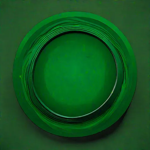 Prompt: Dark Green Circle