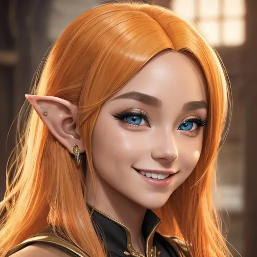 Prompt: masterpiece, close up splash art, ink painting, beautiful pop idol, D&D fantasy, (23 years old) lightly tanned-skinned hobbit girl, ((beautiful detailed face and large eyes)), mischievous grin, blonde with bright orange highlights hair, short small pointed ears, mischievous grin looking at the viewer, wearing detailed priestess dress and casting a light spell #3238, UHD, hd , 8k eyes, detailed face, big anime dreamy eyes, 8k eyes, intricate details, insanely detailed, masterpiece, cinematic lighting, 8k, complementary colors, golden ratio, octane render, volumetric lighting, unreal 5, artwork, concept art, cover, top model, light on hair colorful glamourous hyperdetailed medieval city background, intricate hyperdetailed breathtaking colorful glamorous scenic view landscape, ultra-fine details, hyper-focused, deep colors, dramatic lighting, ambient lighting god rays, flowers, garden | by sakimi chan, artgerm, wlop, pixiv, tumblr, instagram, deviantart