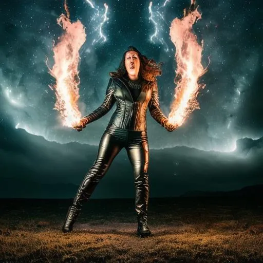 Prompt:  a tornado, a landscape, a galaxy, a black hole a vampire, a werewolf welding metal, yelling loudly conjuring a demon, swinging a battleaxe breathing fire #StudioPortrait #NaturalLightPortrait #FullBodyPortrait #FullLengthPortrait #CharacterPortrait #ActionShotPortrait #Witchcore #Villaincore #NightmarishLighting #RealisticLighting #TwilightLighting #SurrealisticLighting #TragicLighting #SpiritualLighting #RomanticLighting #SoftIllumination #VolumetricLighting #Cinema4D #V-Ray #UnrealEngine #UnrealEngine5 #Darkcore #Deathcore #Dragoncore #Devilcore #Gothcore #Knightcore #Metalcore #Teethcore #Voidcore #Villaincore #Zombiecore #Witchcore #Wizardcore #ExtremelyDetailed #OverlyDetailed #GreatlyDetailed #IntricateDetail #CarefulDetail #MinuteDetail #FineDetail #PreciseDetail #ThoroughDetail #RigorousDetail #AccurateDetail #Mind-blowingDetail #UltraDetailed #aitextpromptgenerator #aitextpromptgen #aigentools