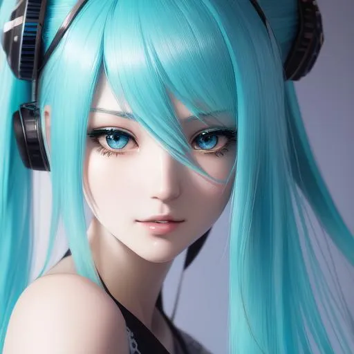 masterpiece hyperdetailed hatsune miku, intricate hy... | OpenArt