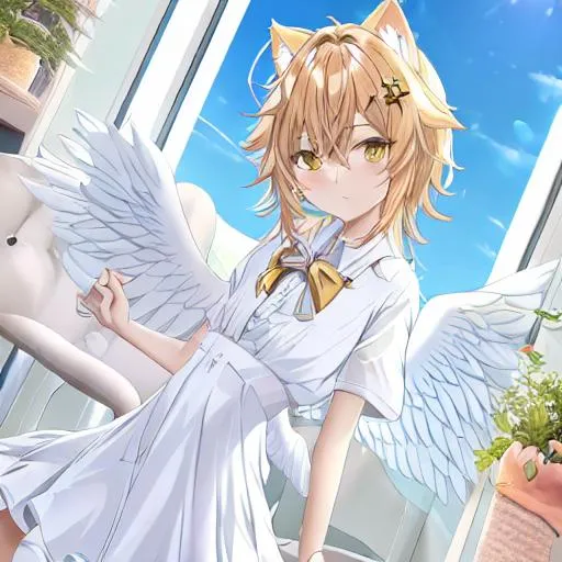 Cross ange  Cross ange, Anime girl neko, Girly art illustrations