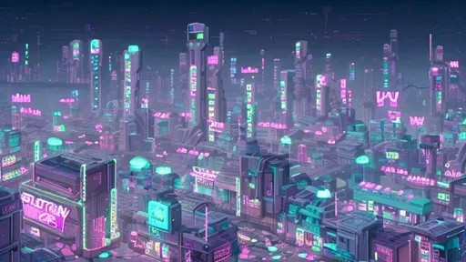 Prompt: Cyberpunk city made of ice cream
