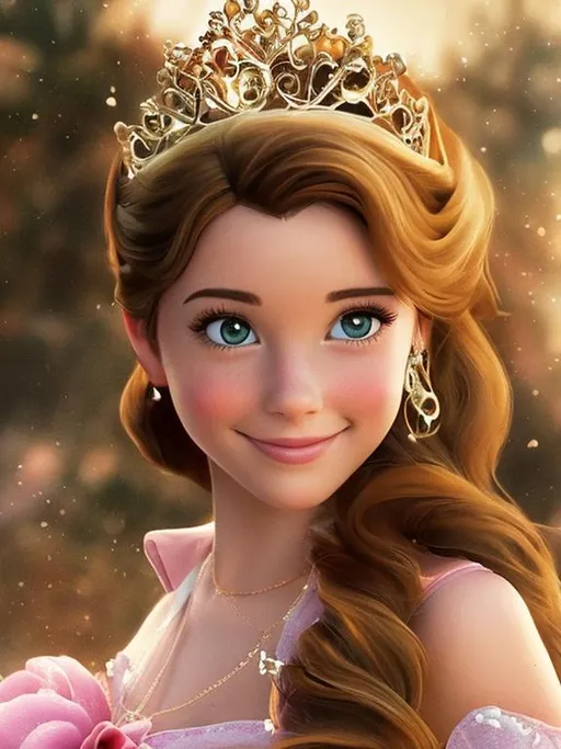 Prompt: Disney princess