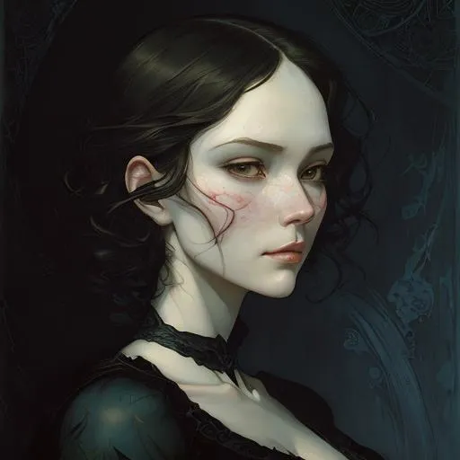 Prompt: Shadows intertwine, revealing hidden depths within the human psyche. detailed by artgerm, Esao Andrews, Arthur Rackham, Van Gogh, Catherine Abel, catrin welz-stein, Bernard Buffet, highly detailed oil painting, portrait of a beautiful person, art by Charlie Bowater, Atey Ghailan and Mike Mignola, Highly detailed oil painting, airbrush painting, hd. Gradient crossed colors, metallic Watercolors and ink. 3d, extremely detailed, super clear resolution, iridescent polished finish glow. art by water wash painting, color smoke brushes, steading, 