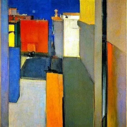 Diebenkorn Painting San Francisco 