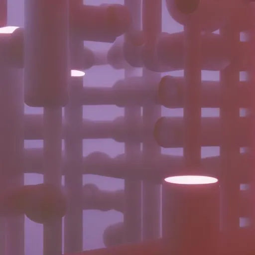 3d pipes screensaver render with bubbles coming out... | OpenArt