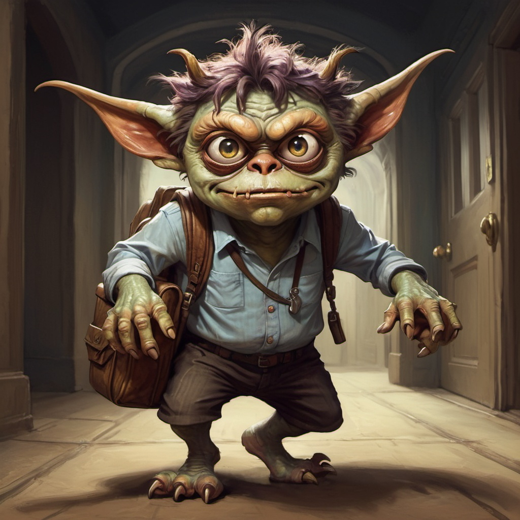 Gizmo Courier in monster massurrealism art style | OpenArt