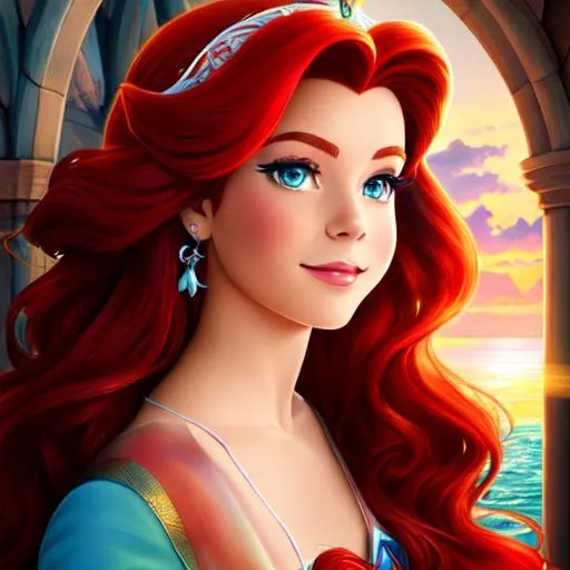 Prompt: Ariel from Disney's "Little Mermaid"