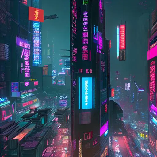Prompt: Cyberpunk Shanghai + 150mm lens + 8k + UHD + photorealistic + HDR + FStop 1.8 + High octane render + Unreal engine 5 + cinematic + highly detailed + ray tracing