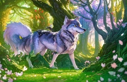 Fully Clothed Portrait of alluring fantasy (wolf god... | OpenArt