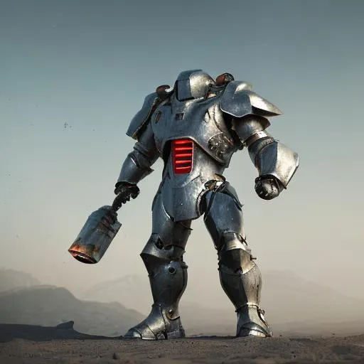 Prompt: full armor juggernaut, ready or not style, radiation background, hyper realistic, bio technology, full body