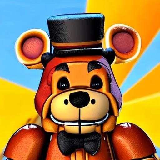 freddy fazbear from five nights at freddys brown ani