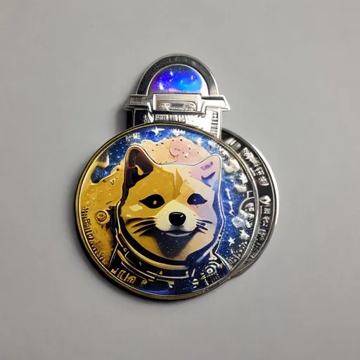 Prompt: space dogecoin, surprise me