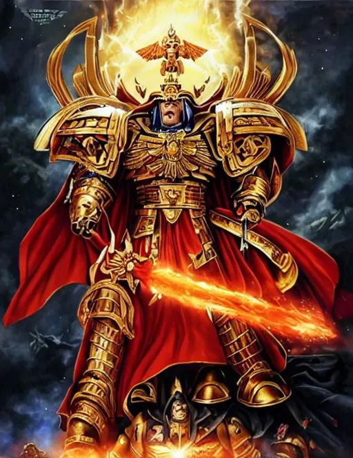 Person God Emperor Of Mankind Warhammer 40k Mass Openart