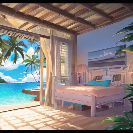 Prompt: tropical dreaming beach studio shot, hd, hdr, cinematic 8k, ultra detailed, high resolution