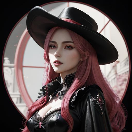 Beautiful anime glamorous vampiric woman, aristocrat... | OpenArt