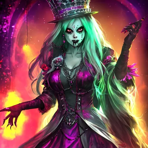 Prompt: Zombie queen