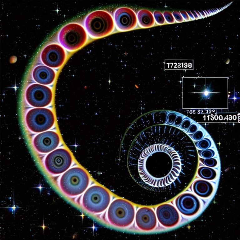 The Fibonacci sequence, space-time | OpenArt