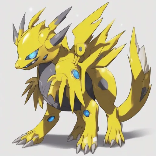 Prompt: mysterious Digimon that is said to only be seen on moonlit nights, nocturnal, shy personality. it can transform defend itself However it can still be found because it can never conceal its tail, colors are primarily yellow with some white, Masterpiece, best quality