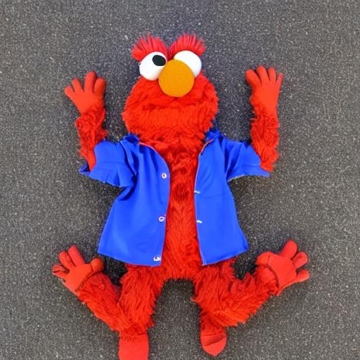 Elmo Mixed With Karen Openart