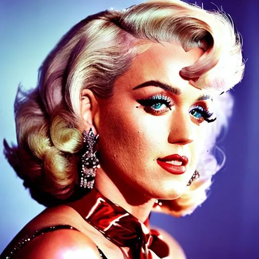 Prompt: Katy Perry as Marilyn Monroe