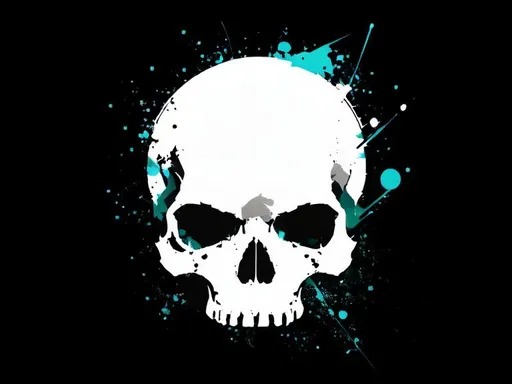 Prompt: Create a YouTube bio and logo using skull and the text “ The Fi1thy Casual” centered across the image provided