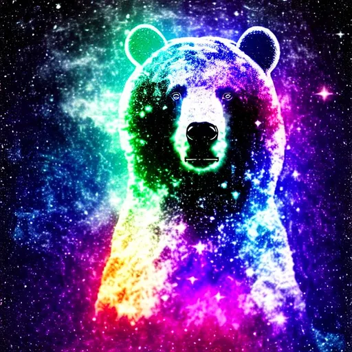 Prompt: galaxy bear