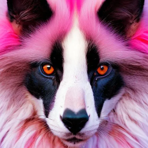 Prompt: Portrait of an anthro wyvern with striking pink fur and iridescent black markings and a cute face, liminal space streets, perfect composition, hyperrealistic, super detailed, 8k, high quality, trending art, trending on artstation, sharp focus, studio photo, intricate details, highly detailed, by greg rutkowski