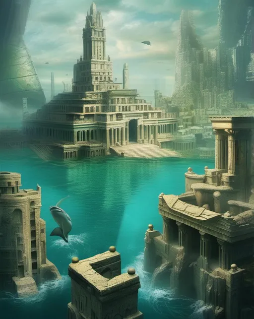 Prompt: The lost city of Atlantis 