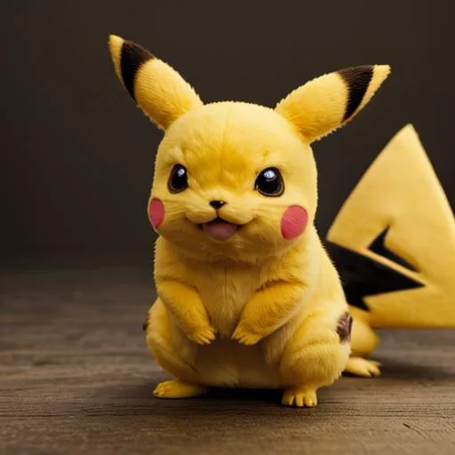 Realistic store pikachu toy