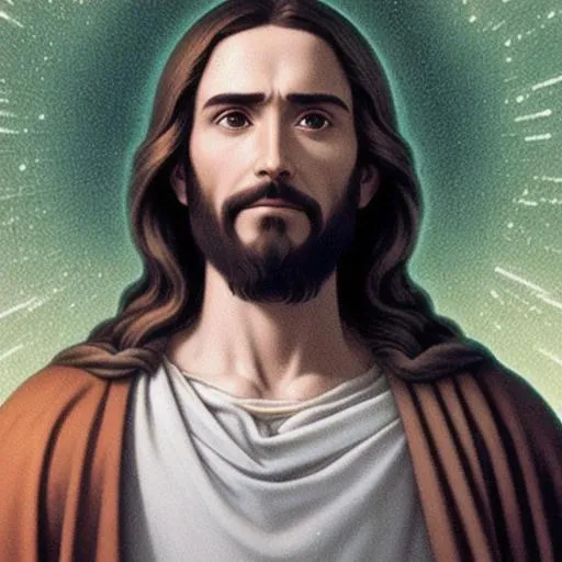 Prompt: Jesus Christ looking like a regular person, no glow, no halo around his head.





