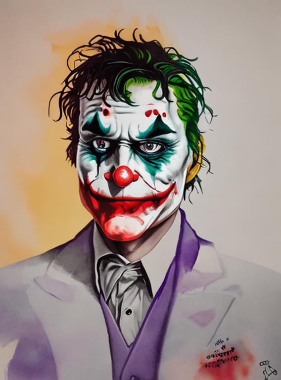 The Joker. by Radzï #illustration #dailyart #art #sketch #dailysketch #draw  #drawing #pencil #colour #fabercastell #polychromos #dc #dco… | Daily art,  Drawings, Art
