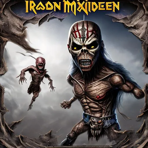 iron maiden elder scrolls album cover | OpenArt