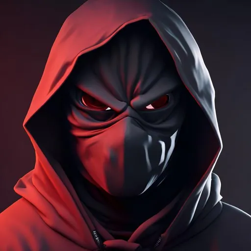 Prompt: A 3d ninja with a hoodie