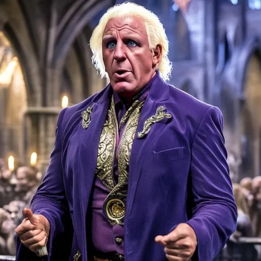 Prompt: Ric Flair in the Harry Potter Universe 

