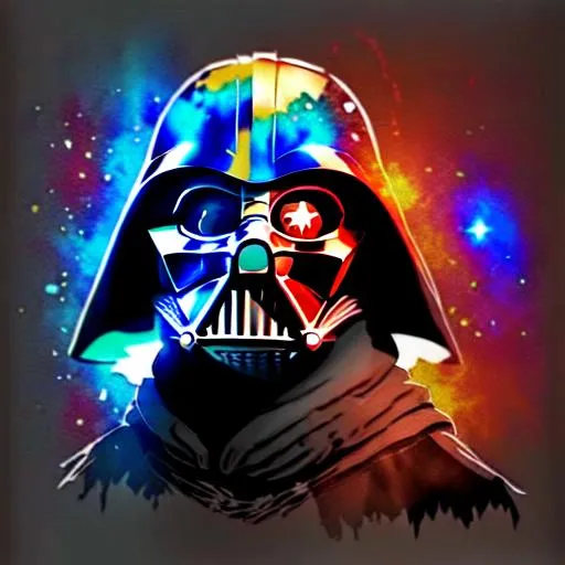 Half Darth Vader Helmet mixed with Half Border Colli... | OpenArt