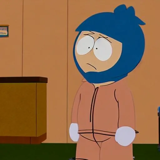 Prompt: south park kyle as a femboy
