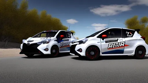 Prompt: 3d render of a toyota yaris Gazoo Racing style, rectilinear wide lens photo, very detailed, high quality resolution, octane render, shot with 16mm lens, hype photos, car in white at a mountain road, car looks like a rally car, front end has 2 mesh rectangular air intakes, much more aggressive style