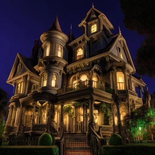 Prompt: Disney Haunted Mansion
