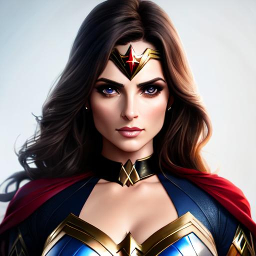 Stana Katic,wonder woman,dark fantasy,ethereal,perfe... | OpenArt