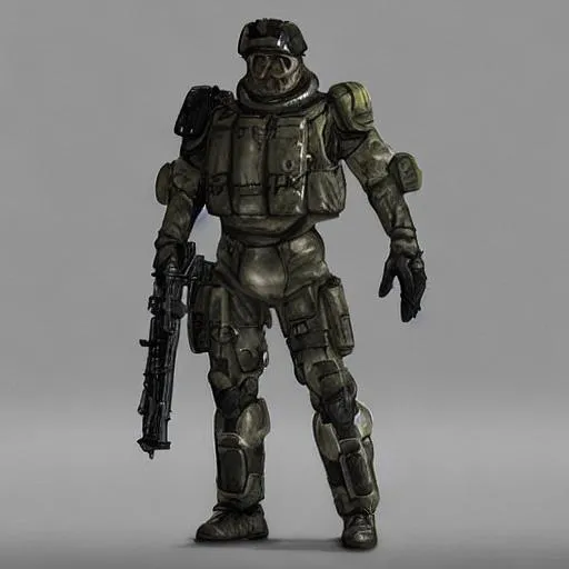 Prompt: Scifi soldier realistic
