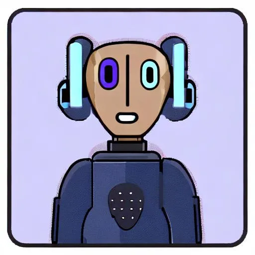 Prompt: profile picture of a stupid artificial intelligence chat bot