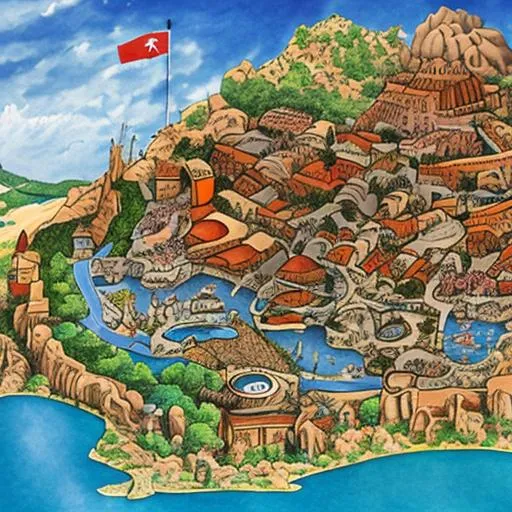 Prompt: mythological Republic of Turkey