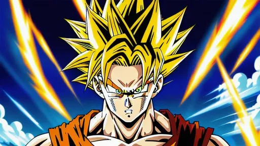 Prompt: Red Spikey Hair Male Going Super Sayin, Dragon Ball Z, Super Sayin, Strong, Energy Aura, Golden, Oppiz, Anime, Action Pose, Anime Key Visual, Japanese Manga, Pixiv, Zerochan, Anime art, Fantia, Ultra Quality, Ultra Detailed, Intricate Detail, Hyperrealistic, Hyper Detailed, Epic Masterpiece